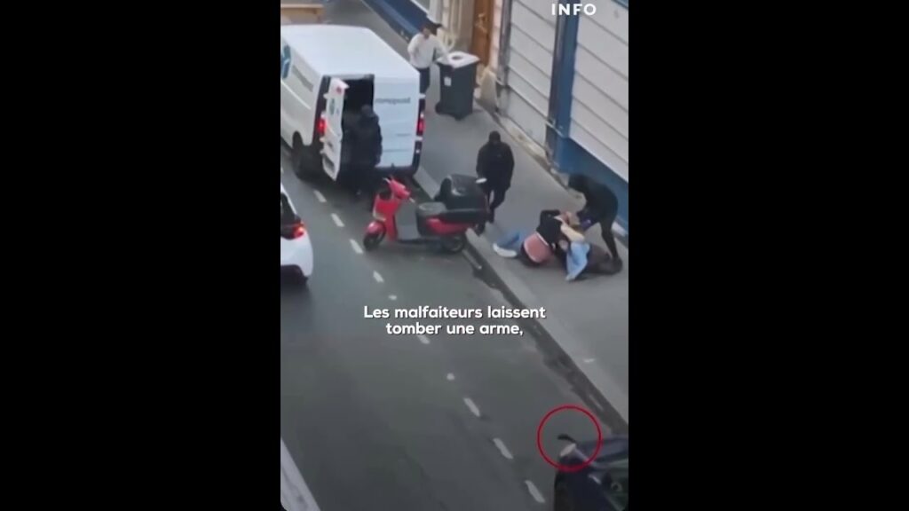 video enlevement couple paris