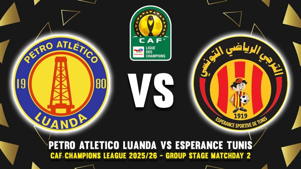 Petro Atlético vs Espérance de Tunis : match en direct