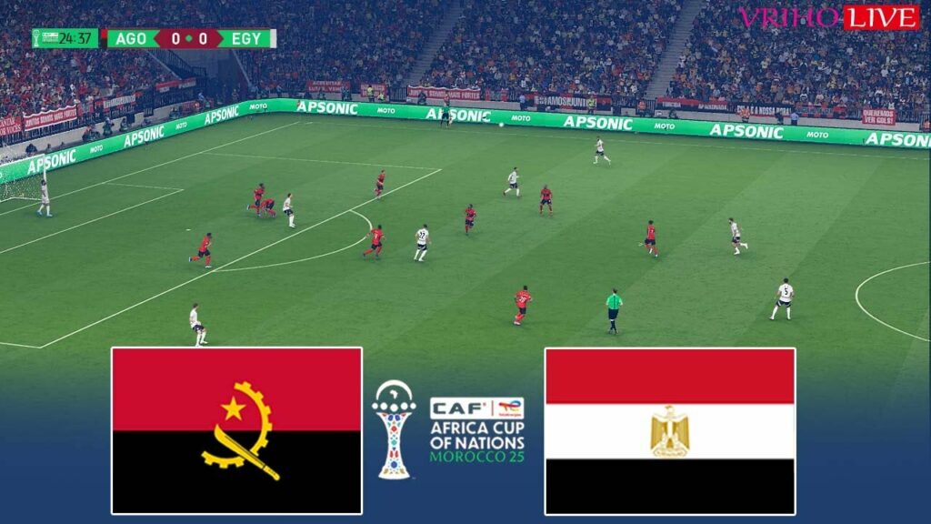 CAN 2025 : Angola – Égypte en direct