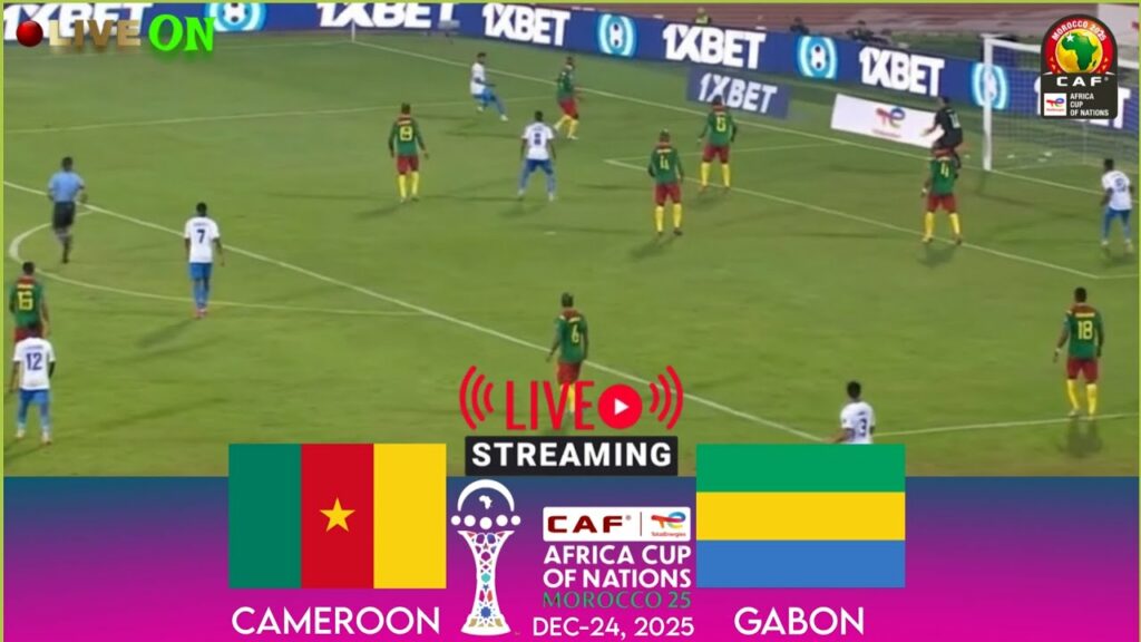 CAN 2025 : Cameroun – Gabon en direct