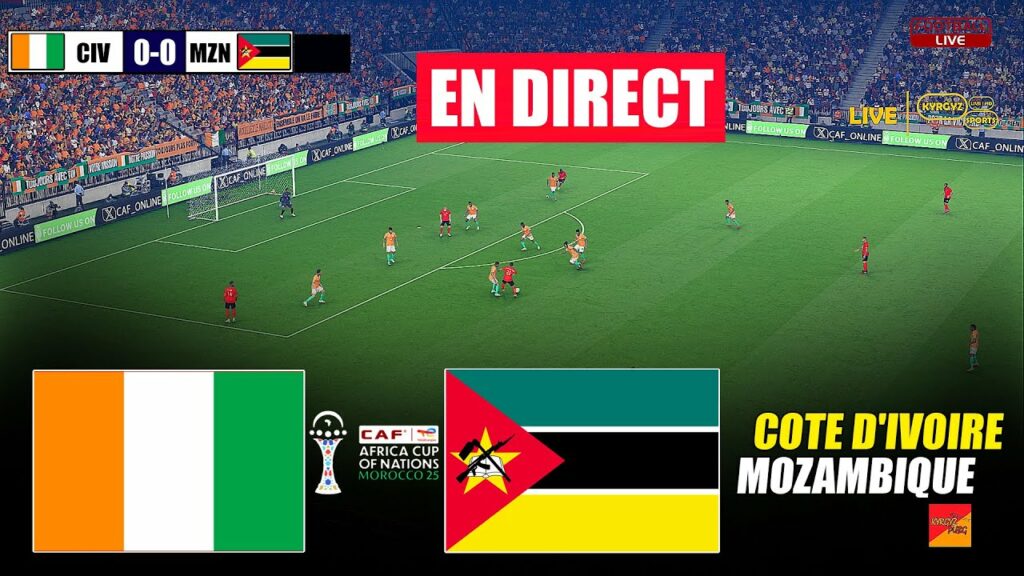 CAN 2025 : Côte d’Ivoire vs Mozambique en direct