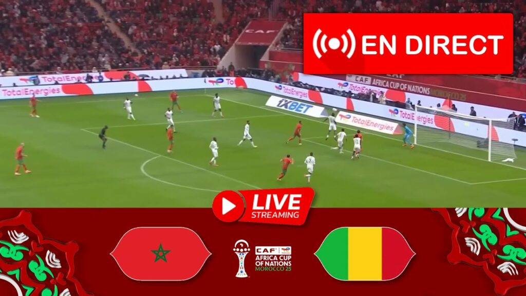 CAN 2025 : Maroc – Mali en direct