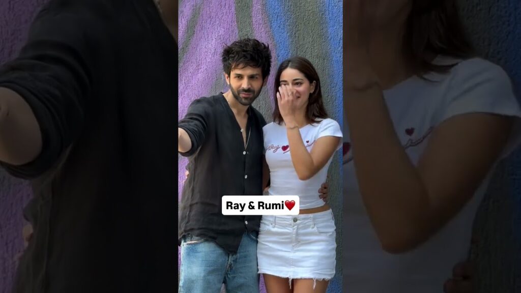 Kartik Aaryan and Ananya Panday spotted in Mumbai