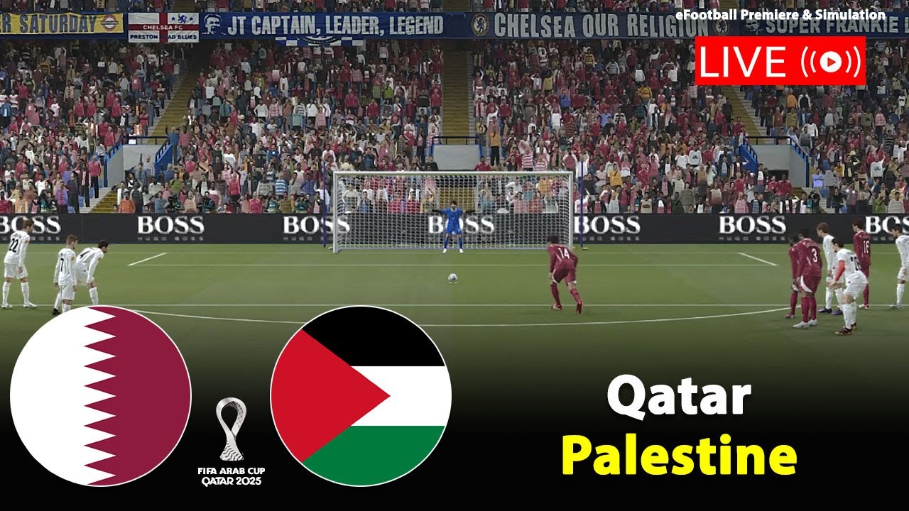 LIVE : Qatar vs Palestine (Coupe Arabe 2025)