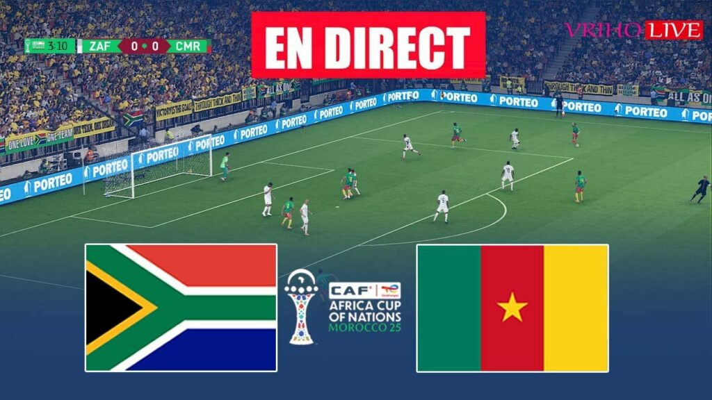 Afrique du Sud – Cameroun en direct