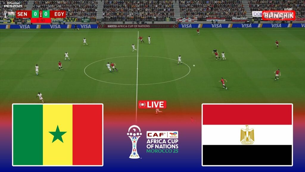 CAN 2025 – Sénégal vs Egypte en direct